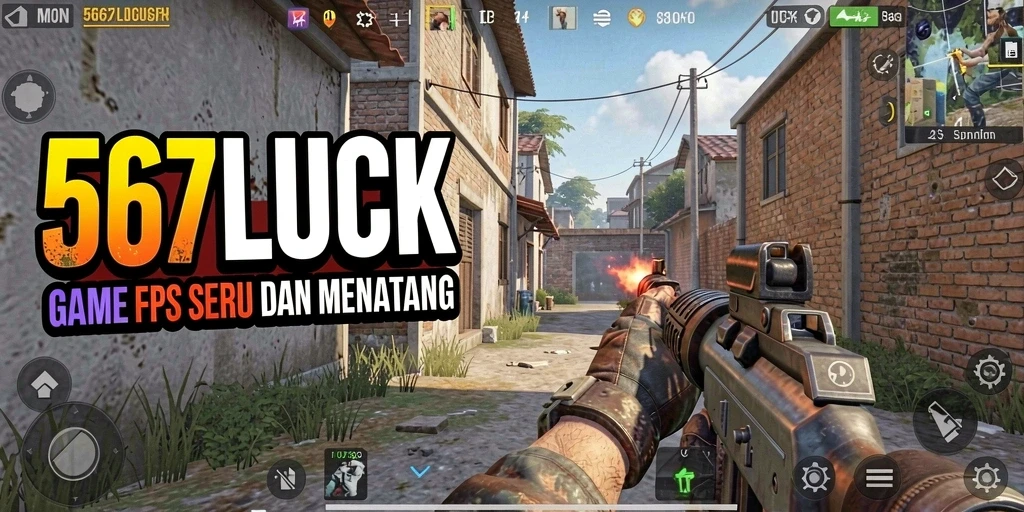 Screenshot gameplay seru dari 567LUCK yang menunjukkan aksi pertempuran.