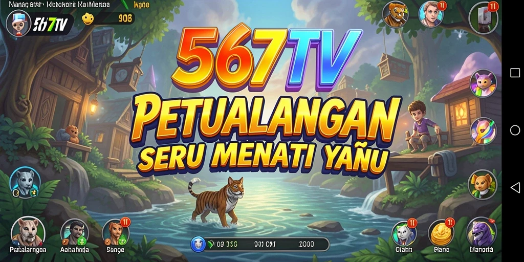 Tampilan gameplay 567TV yang menakjubkan dalam dunia petualangan.