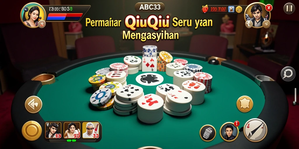 Tampilan gameplay QiuQiu yang seru di ABC33.