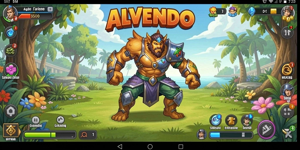 Gambaran seru gameplay ALVENDO dalam aksi.