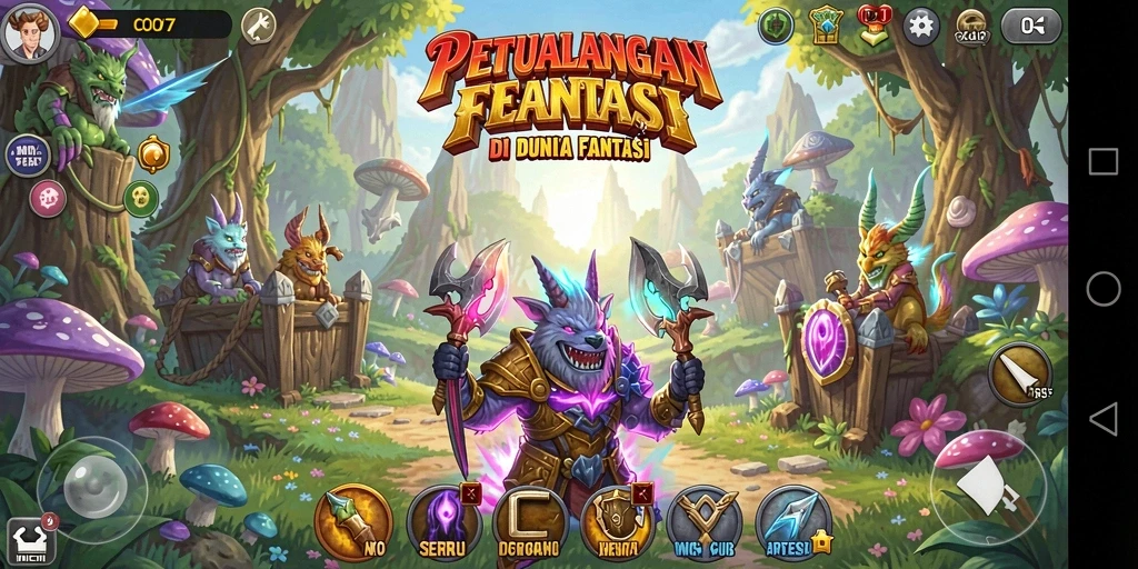 Tampilan gameplay C0077 dengan petualangan seru dan grafik fantastis.