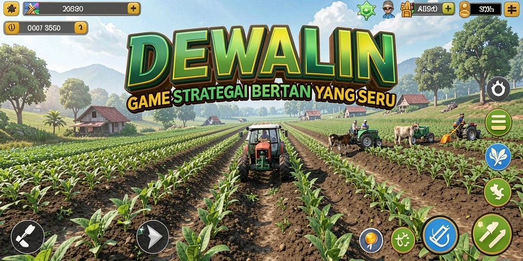 Tampilan menarik dari gameplay DEWALIN saat bertani.