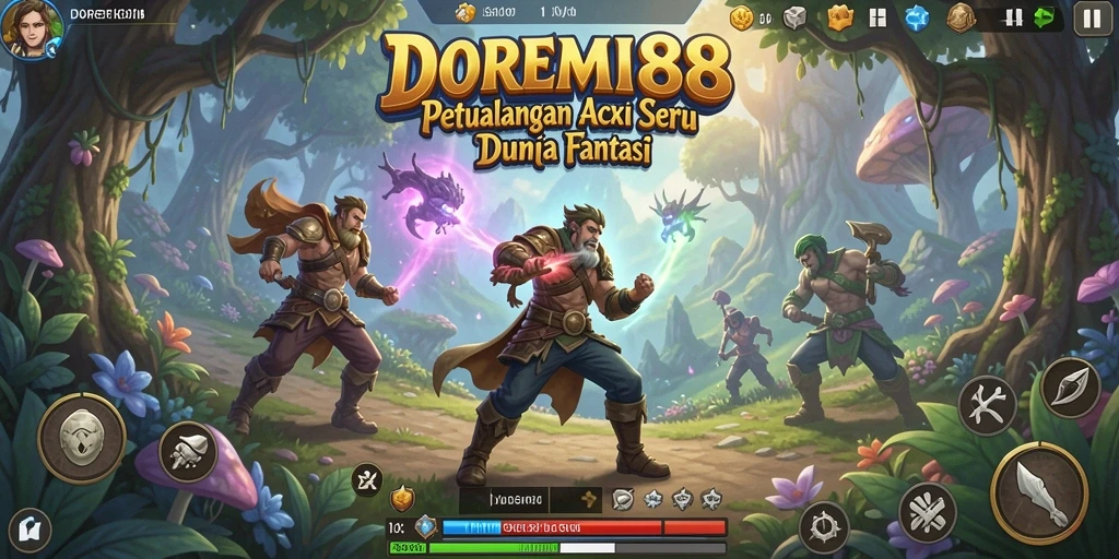 Tampilan gameplay seru dari DOREMI88 dengan aksi menegangkan.