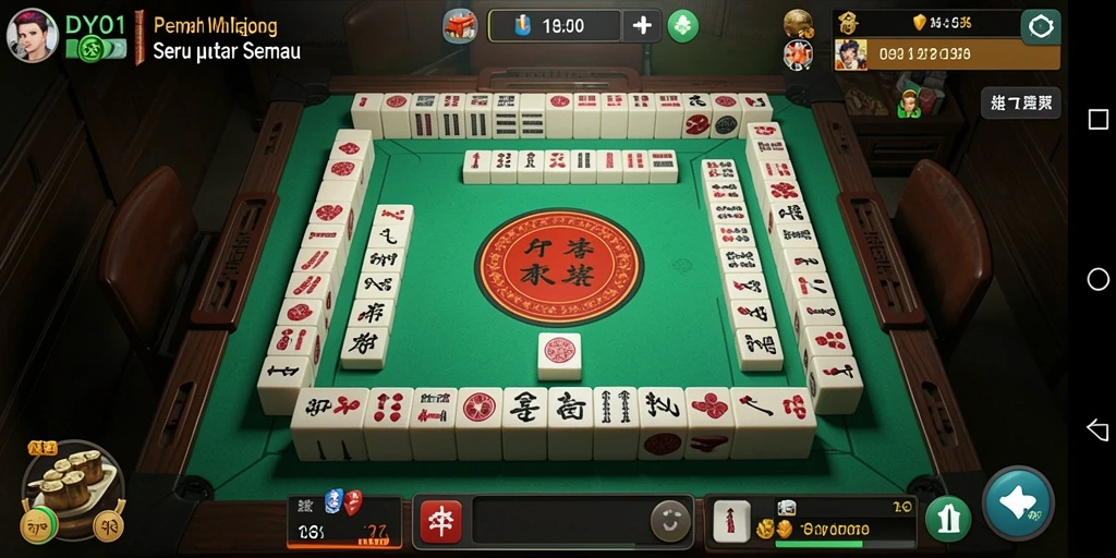 Tampilan gameplay seru dari permainan Mahjong DY01.