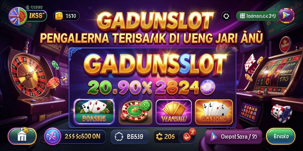 Tampilan screenshot GADUNSLOT menampilkan gameplay slot yang memukau.
