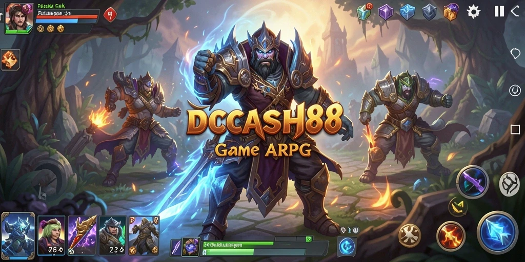 Tampilan menakjubkan dari gameplay ARPG IDCASH88.