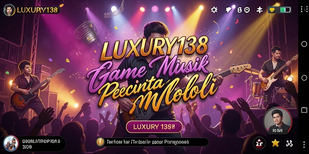Screenshot gameplay LUXURY138 menampilkan keseruan bermain musik.