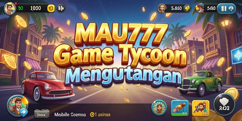 Screenshot gameplay MAU777 yang menunjukkan keseruan manajemen bisnis.