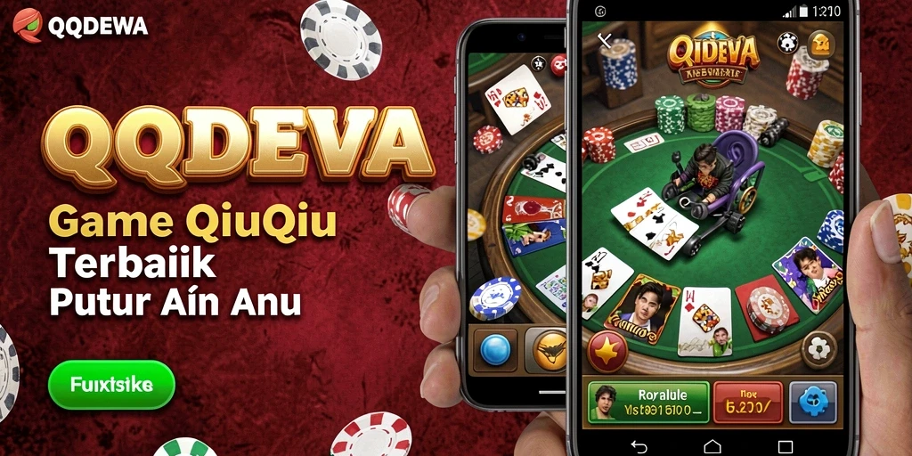 Tangkapan layar gameplay QQDEWA yang menampilkan aksi QiuQiu.