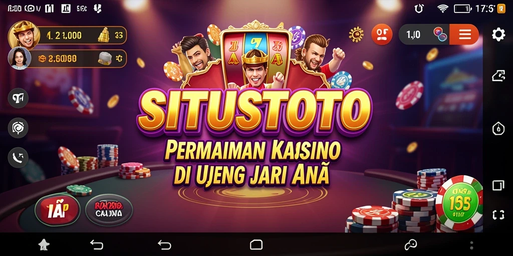 Screenshot permainan Kasino SITUSTOTO yang menarik dan interaktif.