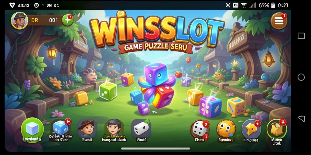 Tampilan screenshot utama WINSLOT dengan gameplay Puzzle yang menarik