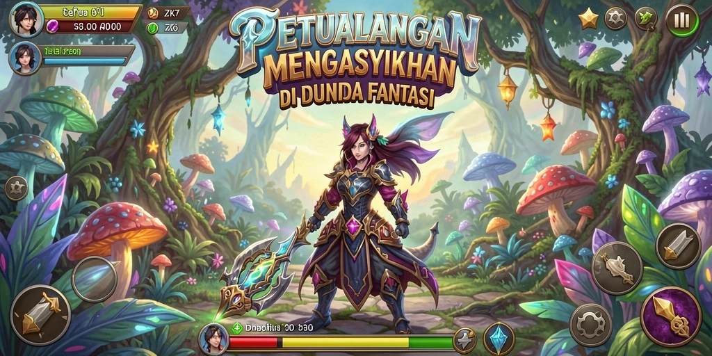 Tampilan gameplay ZK7 yang menakjubkan dan penuh petualangan.